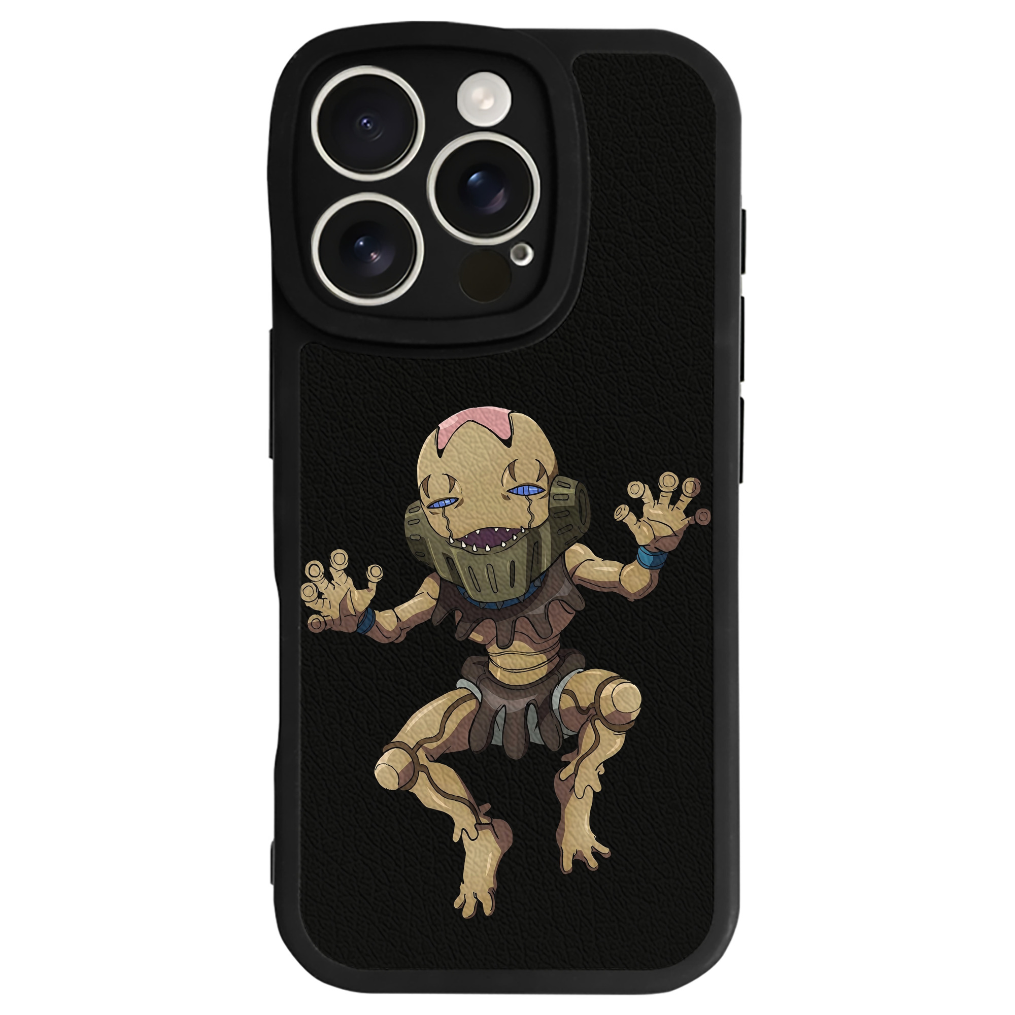 （画像用） ジョジョの奇妙な冒険 JoJo's Bizarre Adventure 【iPhone 16シリーズ対応】シリコンスマホケース（レザー調） 材質：シリコン